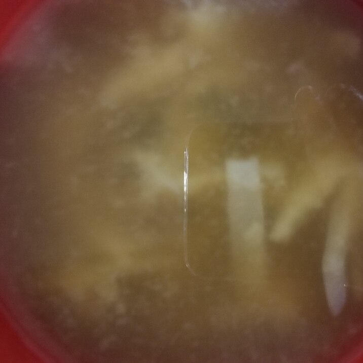 しじみ、玉ねぎの味噌汁